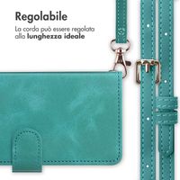 imoshion Cover a libro con Cordino Samsung Galaxy A55 - Turchese