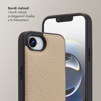 Selencia Cover per telefono Nova con cordino e portacarte Apple iPhone 17e / 16e - Beige