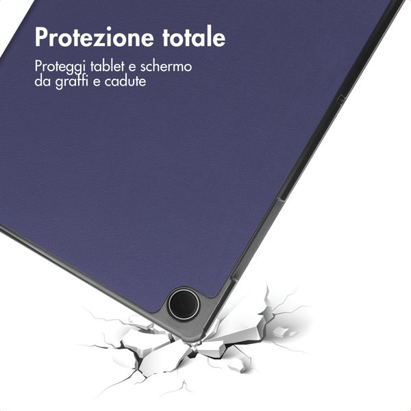 imoshion Cover a libro Trifold Samsung Galaxy Tab A11 Plus - Blu scuro