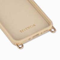 Selencia Cover posteriore Rivièra con MagSafe con ganci rimovibili Samsung Galaxy A17 (5G) / (4G) - Milky Latte