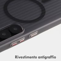 Accezz Cover Lite con MagSafe | Fluted | Samsung Galaxy S25 Ultra - Grigio