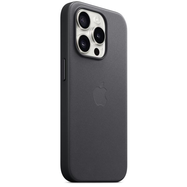 Apple Cover Posteriore FineWoven con MagSafe Apple iPhone 15 Pro - Nero