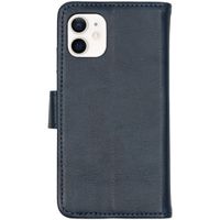 imoshion Cover a libro di Lusso Apple iPhone 12 Mini - Blu scuro