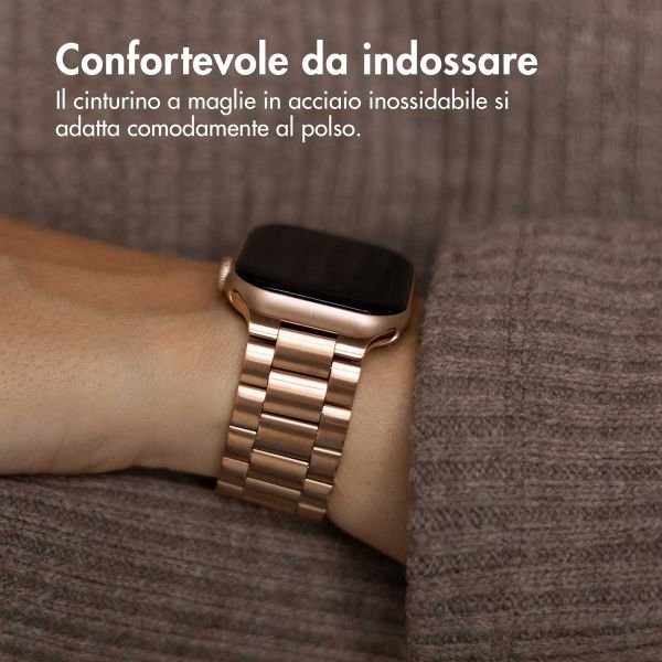imoshion Cinturino in acciaio Apple Watch | 44/45/46/49 mm - Oro rosa