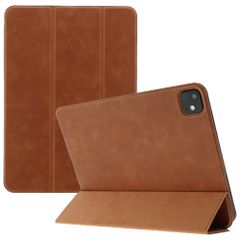 Accezz Cover a libro trifold in pelle Apple iPad Pro 13 (2025) M5 / (2024) M4 - Cognac