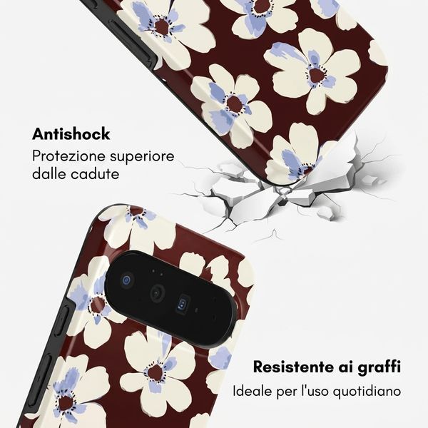 Selencia Cover posteriore Vivid con MagSafe Google Pixel 11 - Choco Flower Pop