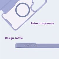 imoshion Bookcase trasparente con MagSafe Samsung Galaxy S26 Ultra - Lilla