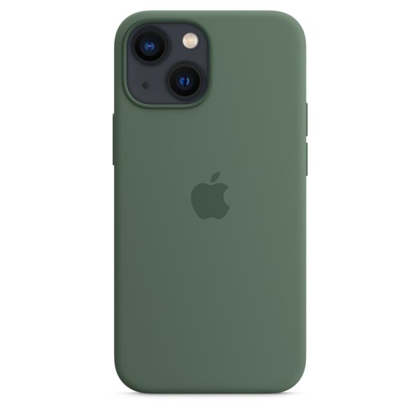 Apple Cover Posteriore in Silicone con MagSafe Apple iPhone 13 Mini - Eucalyptus