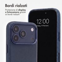 Accezz Cover in Pelle con MagSafe Apple iPhone 18 Pro Max / 17 Pro Max - Nightfall Blue