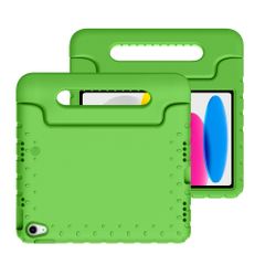 imoshion Cover Posteriore Kidsproof con Maniglia Apple iPad 11 (2025) 11 pollici A16 / iPad 10 (2022) 10.9 pollici - Verde