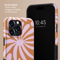 Selencia Cover posteriore Vivid con MagSafe Apple iPhone 16 Pro Max - Modern Bloom Pink