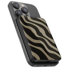 Selencia Vivid Powerbank 5.000 mAh - MagSafe e Qi - Black / Swirl Black