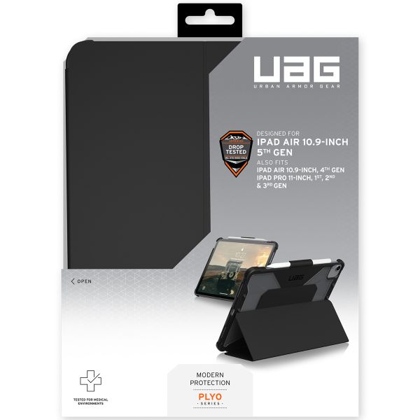 UAG Cover Plyo Apple iPad Air 11 pollici (2026) M4 / (2025) M3 / (2024) M2 / Air 5 (2022) / Air 4 (2020) / Pro 11 (2018/2020) - Nero