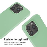 imoshion Cover in Silicone con Cordino Apple iPhone 15 Pro - Verde