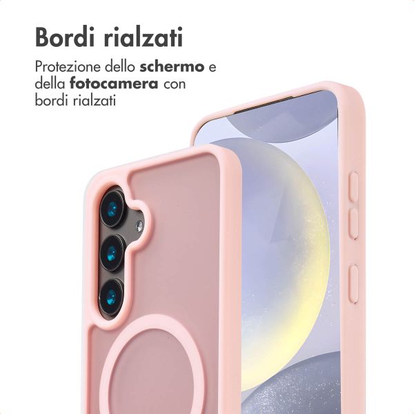 imoshion Cover posteriore Color Guard con MagSafe Samsung Galaxy S24 - Rosa chiaro