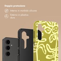 Selencia Cover Posteriore Vivid Samsung Galaxy S24 FE - Chalky Bloom