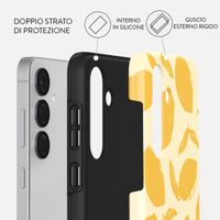 Burga Cover Posteriore Resistente Samsung Galaxy S25 - Lemon Tart