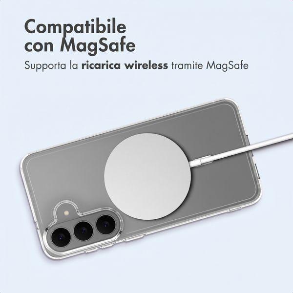 imoshion Cover posteriore protettiva con MagSafe Samsung Galaxy S26 FE - Trasparente
