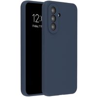 Accezz Cover Posteriore in Silicone Liquido Samsung Galaxy A57 (5G) - Blu scuro
