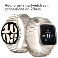 imoshion Cinturino in acciaio  - Attacco universale 20 mm - Starlight