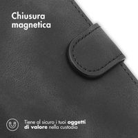 imoshion Cover a libro con Cordino Samsung Galaxy A17 (5G) / (4G) - Nero