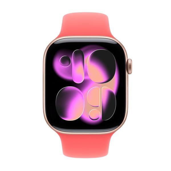 Apple Cinturino sportivo Apple Watch | 44/45/46/49 mm - Taglia S/M - Guava
