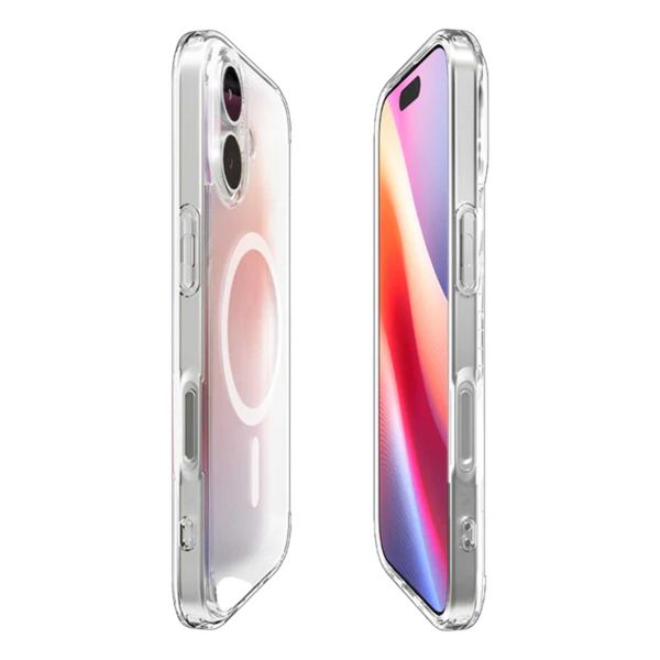 Spigen Cover Posteriore Ultra Ibrida con MagSafe Apple iPhone 17 - Frost White