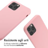 imoshion Cover in Silicone con Cordino Apple iPhone 12 (Pro) - Rosa
