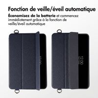 Accezz Trifold Bookcase met handstrap Apple iPad Mini 5 (2019) / Mini 4 (2015) - Donkerblauw