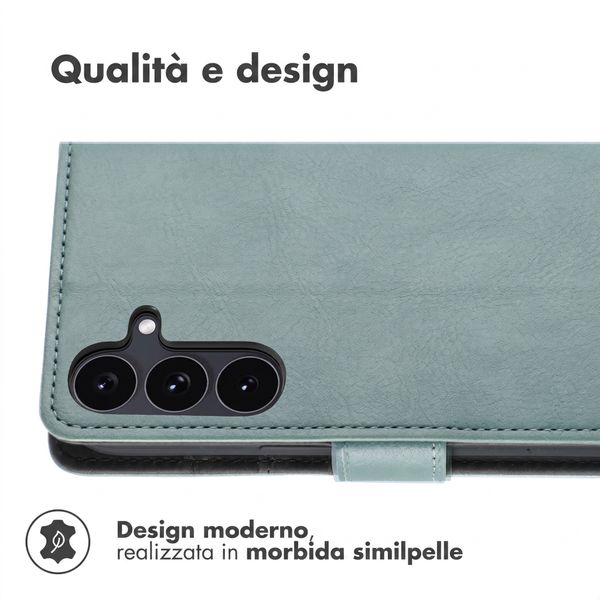 imoshion Cover a libro di Lusso Samsung Galaxy S26 FE - Azzurro