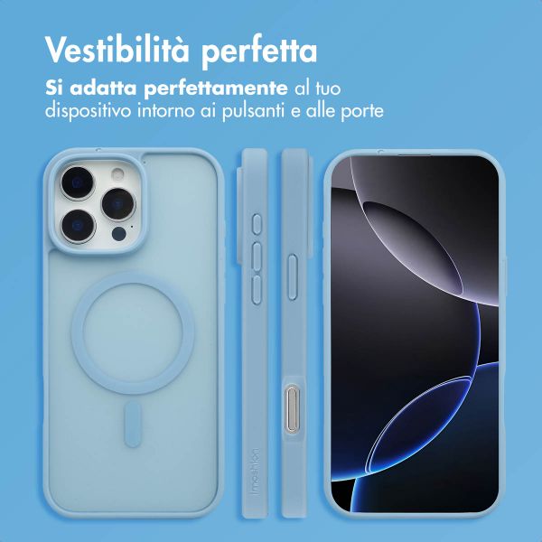 imoshion Cover posteriore Color Guard con MagSafe Apple iPhone 16 Pro Max - Azzurro