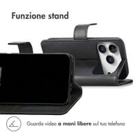 imoshion Cover a libro di Lusso Apple iPhone 18 Pro Max / 17 Pro Max - Nero