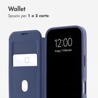 imoshion Bookcase trasparente con MagSafe Apple iPhone 18 Pro Max / 17 Pro Max - Blu