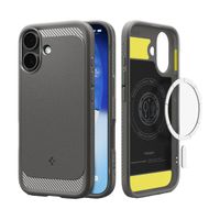 Spigen Cover Rugged Armor con MagSafe Apple iPhone 17 - Grey