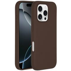 Accezz Cover in silicone liquido con MagSafe Apple iPhone 16 Pro Max - New Tea Brown