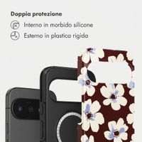 Selencia Cover posteriore Vivid con MagSafe Google Pixel 11 - Choco Flower Pop