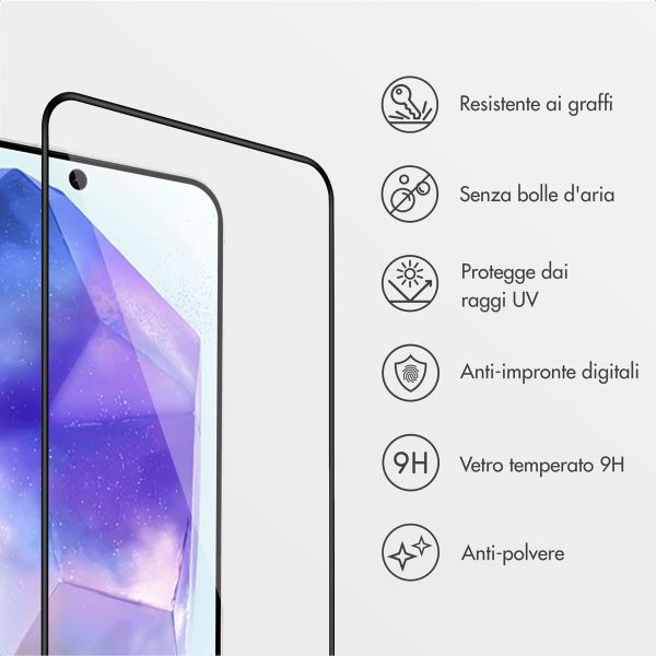 Accezz Vetro temperato + Applicatore Samsung Galaxy A55