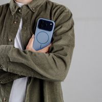 imoshion Cover posteriore Color con Thin MagSafe Ring Google Pixel 11 / 11 Pro / 10 / 10 Pro - Blu scuro