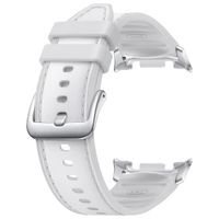 Samsung Cinturino Original Hybrid in pelle vegana Samsung Galaxy Watch 8 (40/44mm) / Classic (46mm) - White