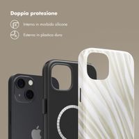 Selencia Cover posteriore Vivid con MagSafe Apple iPhone 13 - Nature Light Brown