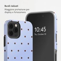 Selencia Cover Posteriore Vivid Apple iPhone 12 (Pro) - Happy Dots Digital Sky
