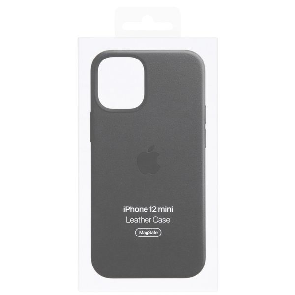Apple Cover in Pelle MagSafe  iPhone 12 Mini  - Nero