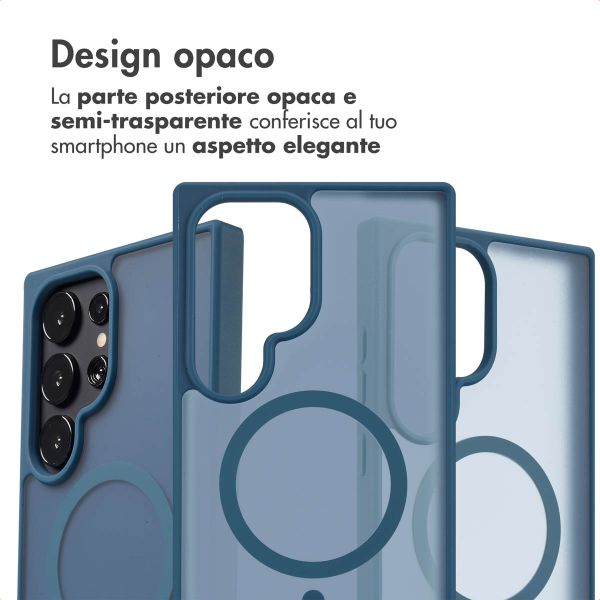 imoshion Cover posteriore Color Guard con MagSafe Samsung Galaxy S24 Ultra - Blu scuro