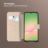 Selencia Cover Riva con MagSafe e cordino Samsung Galaxy A57 (5G) - Beige