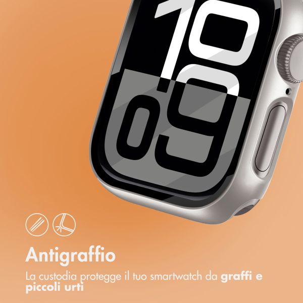 imoshion Cover rigida integrale Apple Watch 10 / 11 - 42 mm - Titanium
