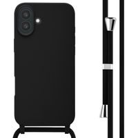 imoshion Cover in Silicone con Cordino Apple iPhone 16 Plus - Nero