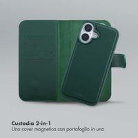 Selencia Libreria rimovibile Olyn con MagSafe Apple iPhone 16 - Verde