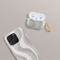 Selencia Cover Vivid  Apple Airpods Pro - Desert Waves Beige