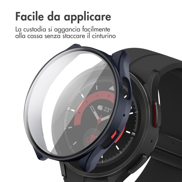 imoshion Cover rigida integrale Samsung Galaxy Watch 5 - 44 mm - Blu scuro