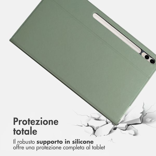 Accezz Cover Tablet Classica Samsung Galaxy Tab S10 Plus / Tab S9 FE Plus / Tab S9 Plus - Verde